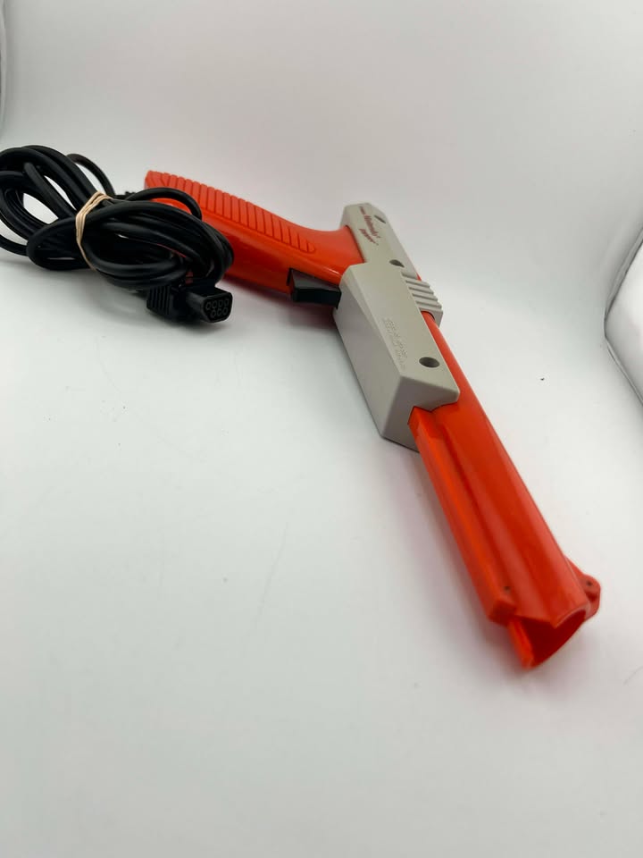 Nintendo Nes Rifle Orange Zapper Light Gun