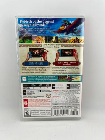 The Legend Of Zelda : Skyward Sword HD Nintendo Switch