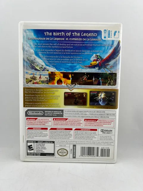 The Legend Of Zelda : Skyward Sword Nintendo Wii