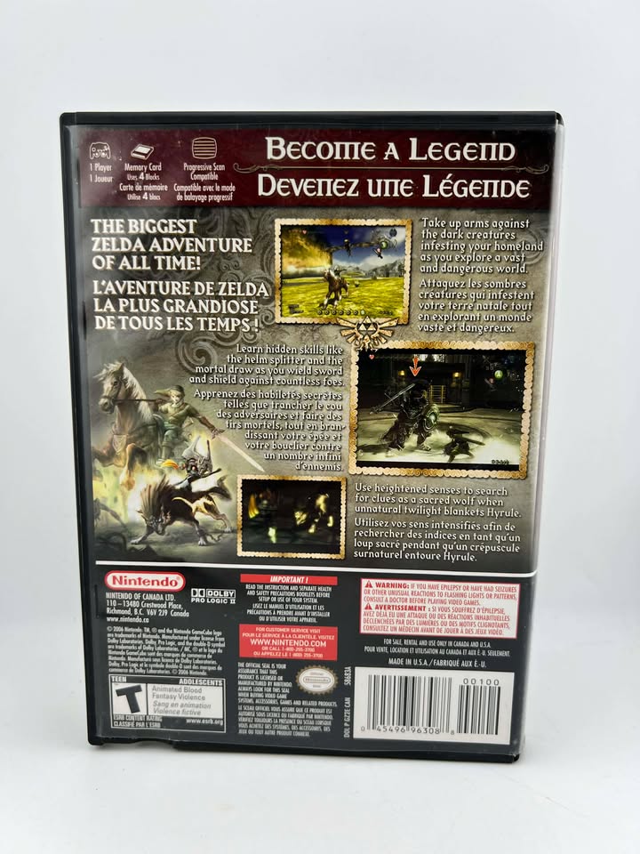 The Legend of Zelda Twilight Princess Nintendo GameCube NGC