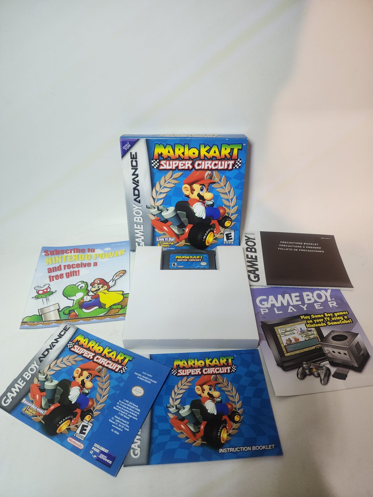 MARIO KART SUPER CIRCUIT NINTENDO EN BOITE GAME BOY ADVANCE GBA - jeux video game-x