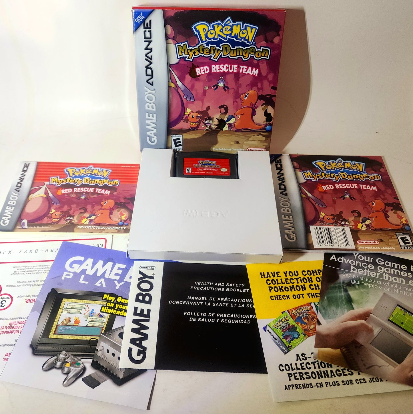 POKEMON MYSTERY DUNGEON RED RESCUE TEAM EN BOITE GAME BOY ADVANCE GBA - jeux video game-x