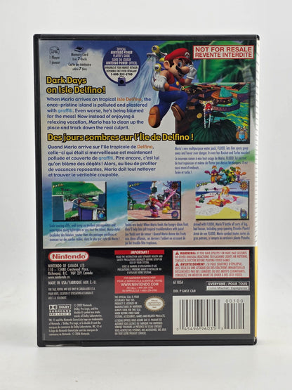 Super Mario Sunshine Player's Choice Nintendo Gamecube NGC