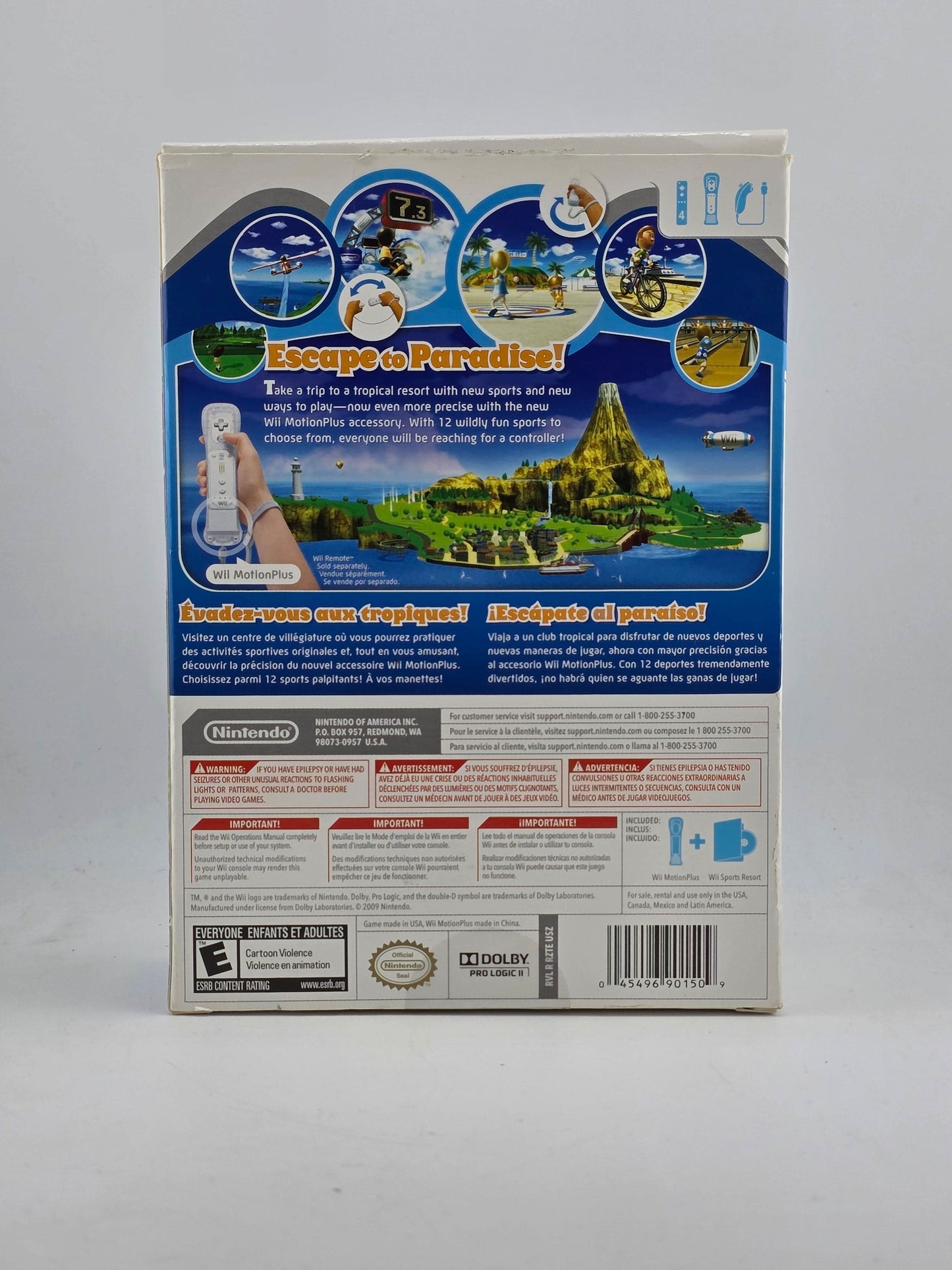 Wii Sports Resort with 1 Wii Motionplus Nintendo Wii