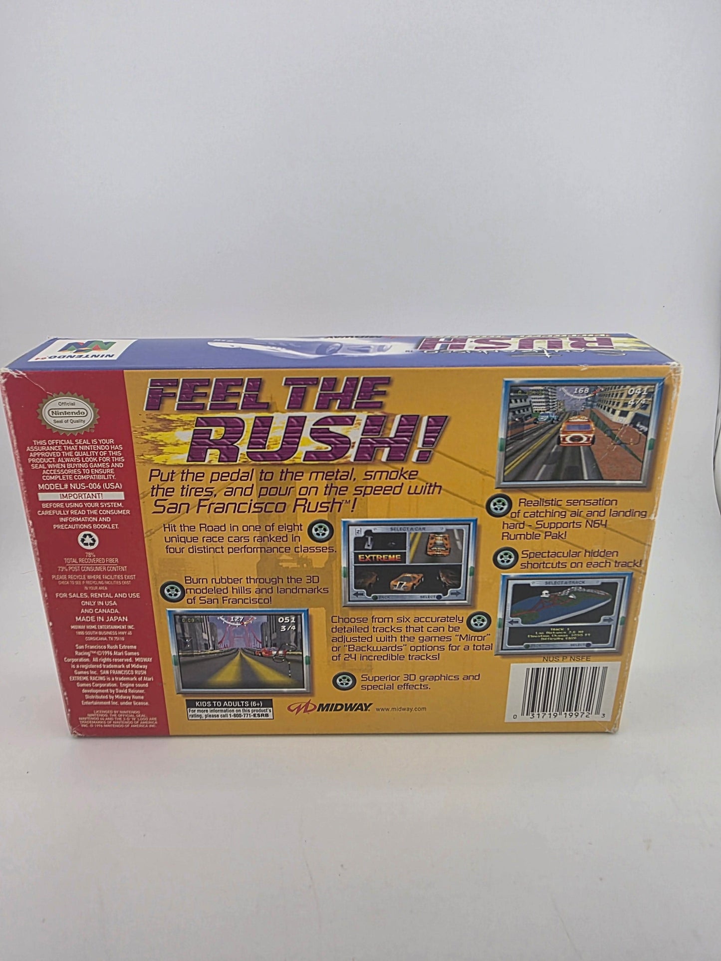 SAN FRANCISCO RUSH EN CAJA NINTENDO 64 N64
