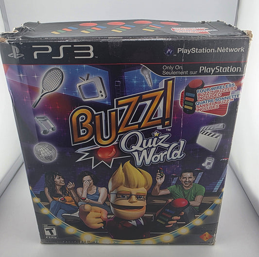 Buzz! Quiz World 4 Manettes En boite Playstation 3 PS3
