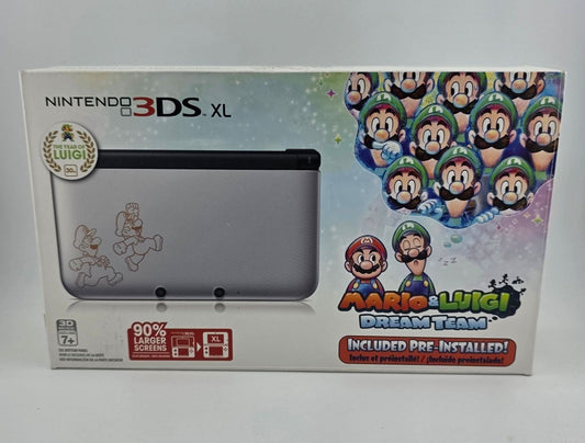 Console Nintendo 3DS XL Argent Mario & Luigi Edition
