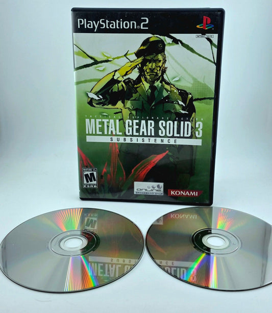 METAL GEAR SOLID 3 SUBSISTENCIA (PLAYSTATION 2 PS2)