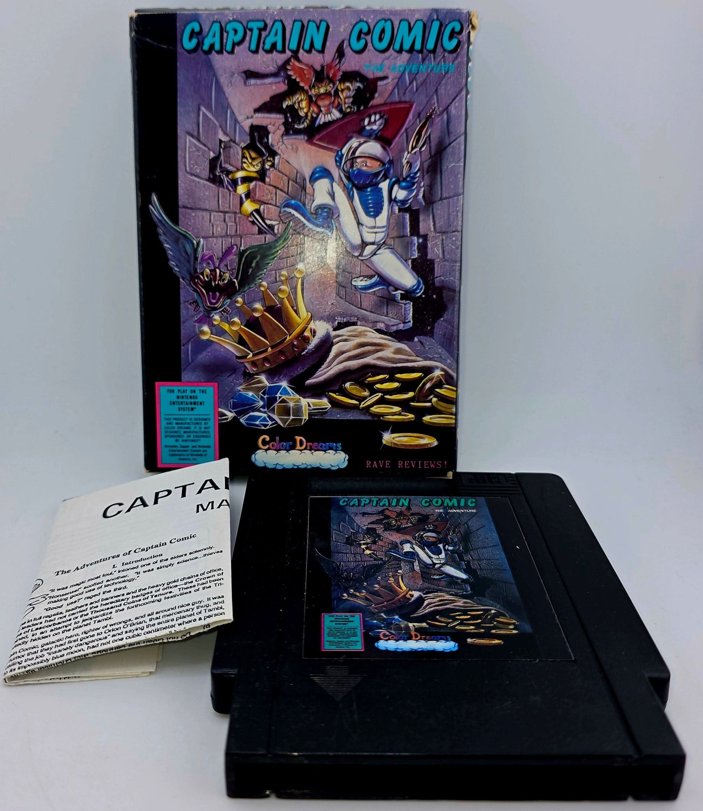 The Adventures Of Captain Comic In Box Nintendo Nes