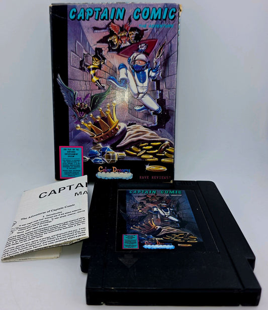 The Adventures Of Captain Comic In Box Nintendo Nes