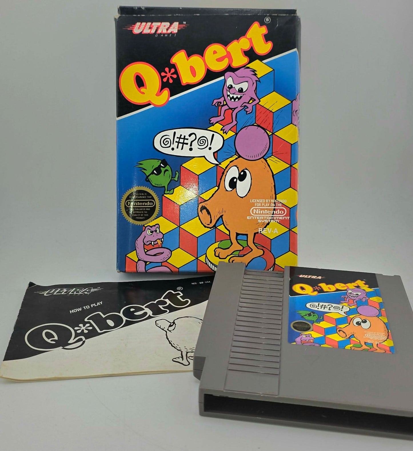 Q*Bert En Boite Nintendo Nes