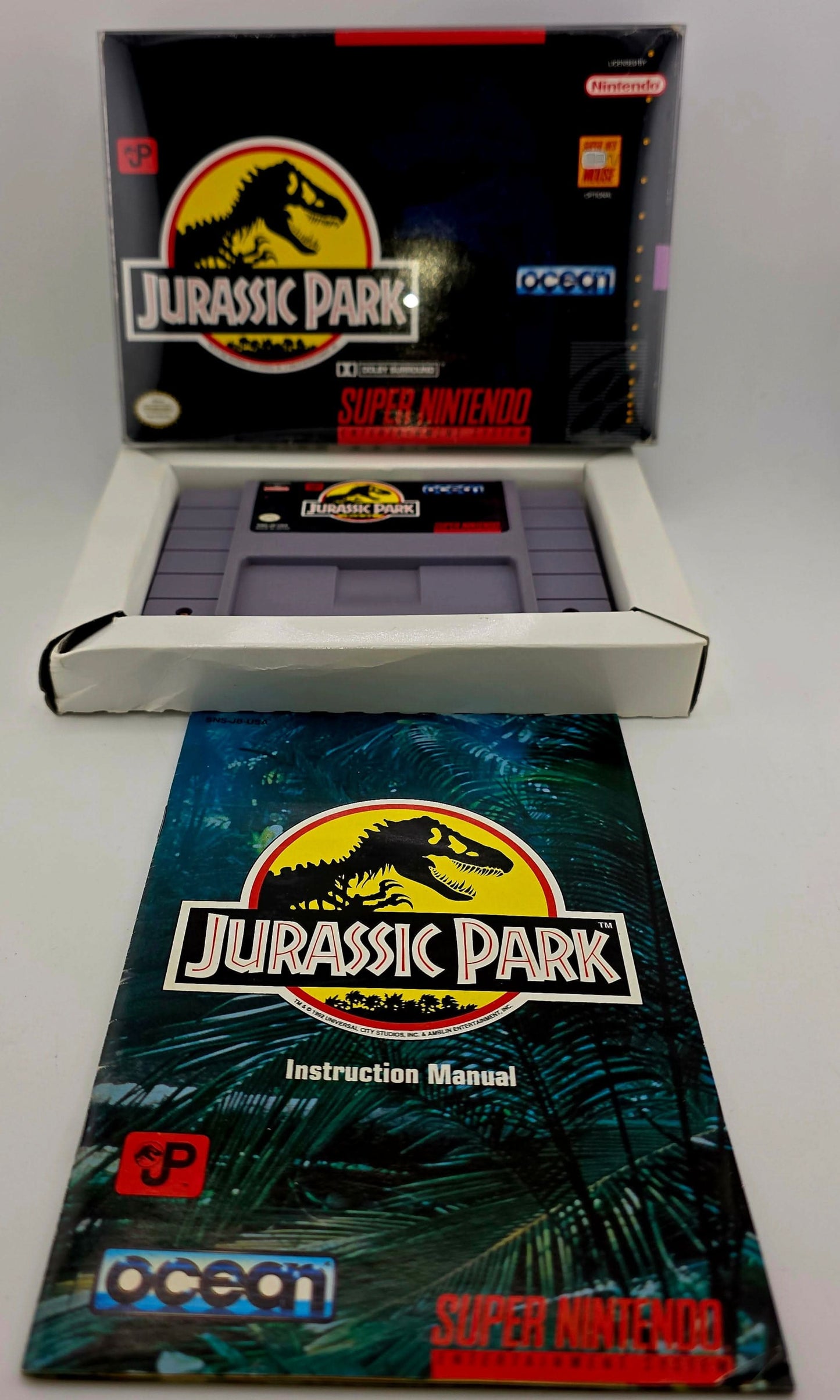 Jurassic Park Boxed Super Nintendo Snes