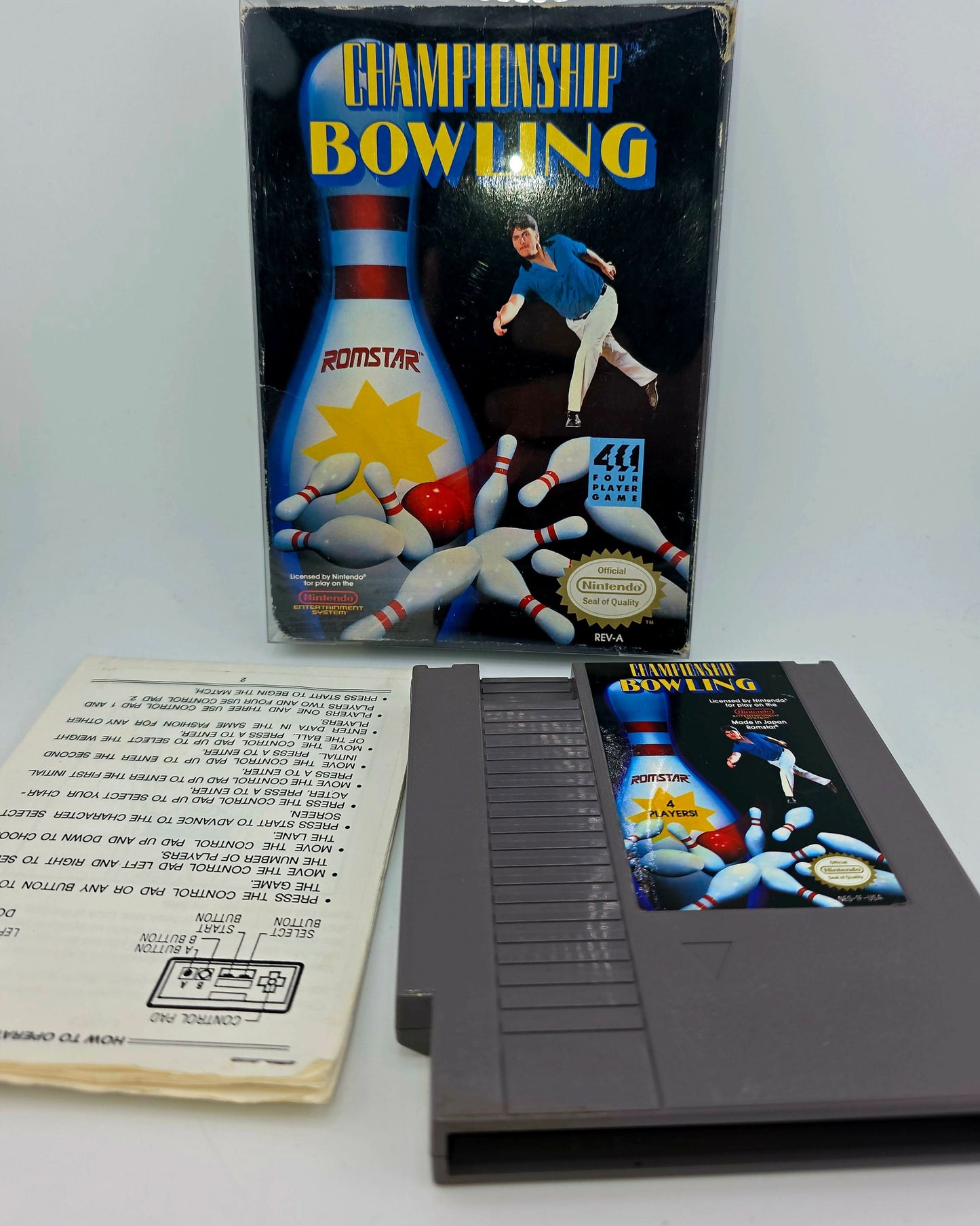 Championship Bowling Nintendo Nes