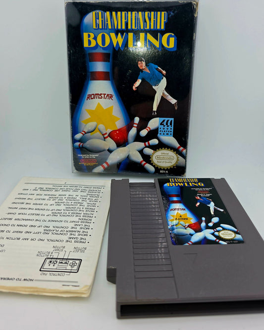Championship Bowling Nintendo Nes