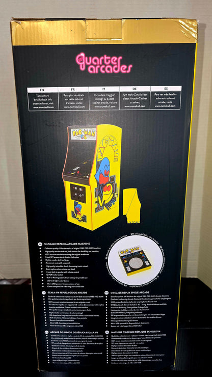 Official Pac-Man ¼ Scale Arcade Cabinet Collectors Edition Replica