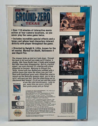 Ground Zero Texas Sega CD SCD