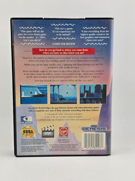 Out Of This World Sega Genesis Sg