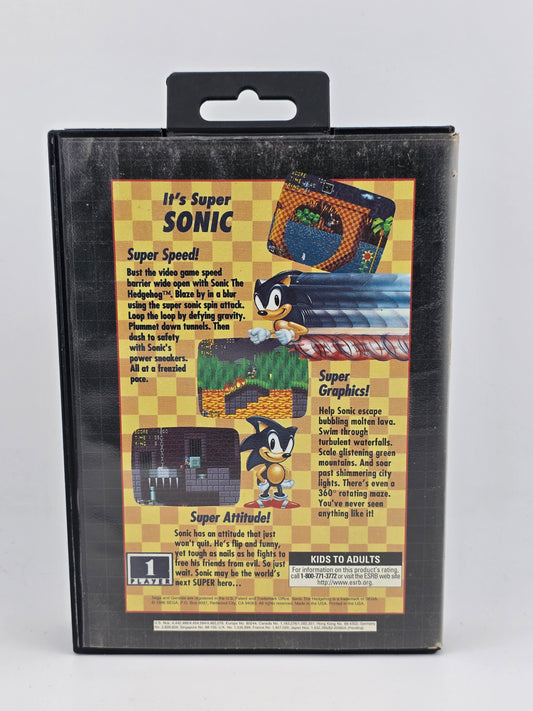 Sonic the Hedgehog Sega Genesis SG