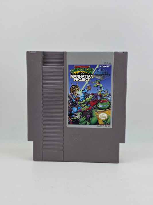 Tortugas Ninja Adolescentes Mutantes III 3: El Proyecto Manhattan Nintendo NES