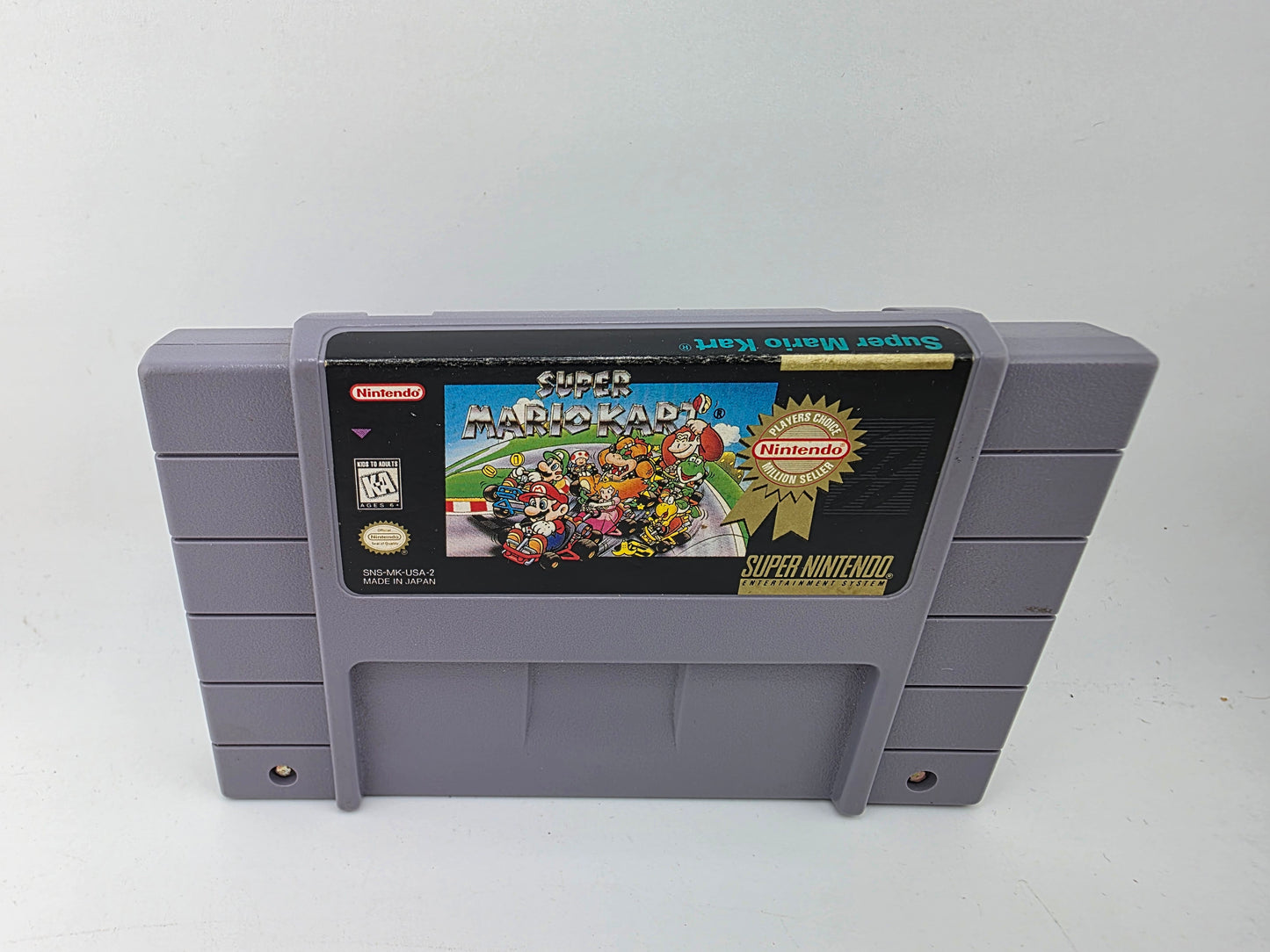 Super Mario Kart Player's Choice Super Nintendo Snes