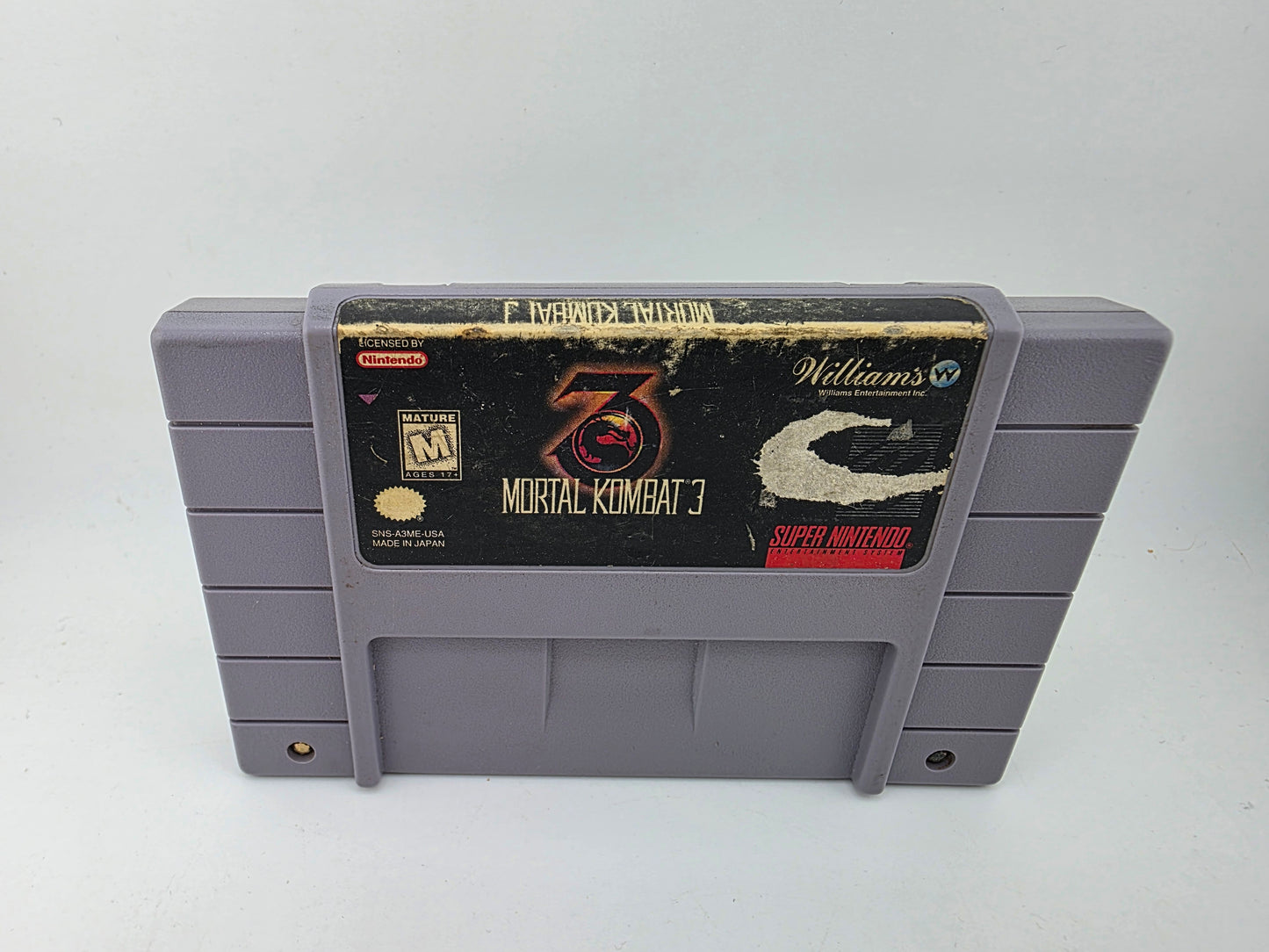 Mortal Kombat III 3 Super Nintendo SNES