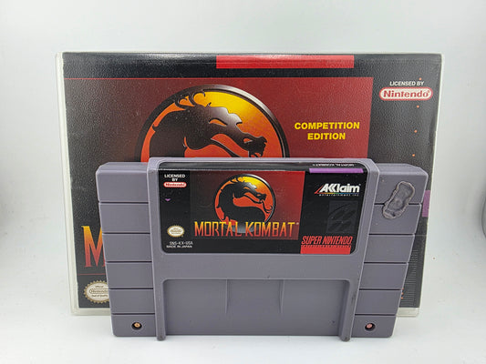 Mortal Kombat Super Nintendo Snes