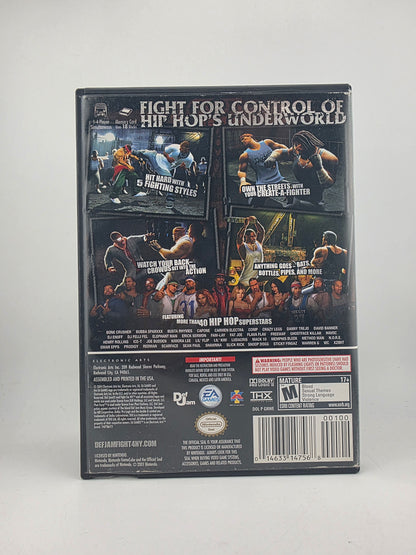 Def Jam Fight For New York NY Nintendo Gamecube NGC
