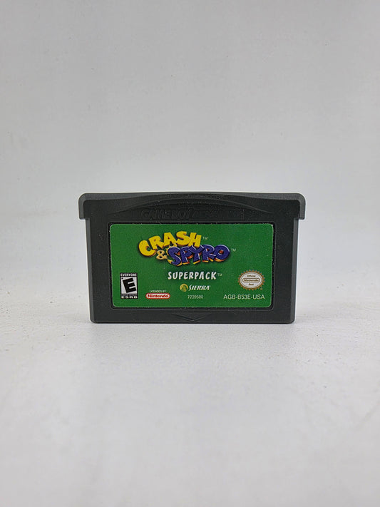 Crash and Spyro Superpack: Season of Ice & Huge Adventure Nintendo Game Boy Advance GBA