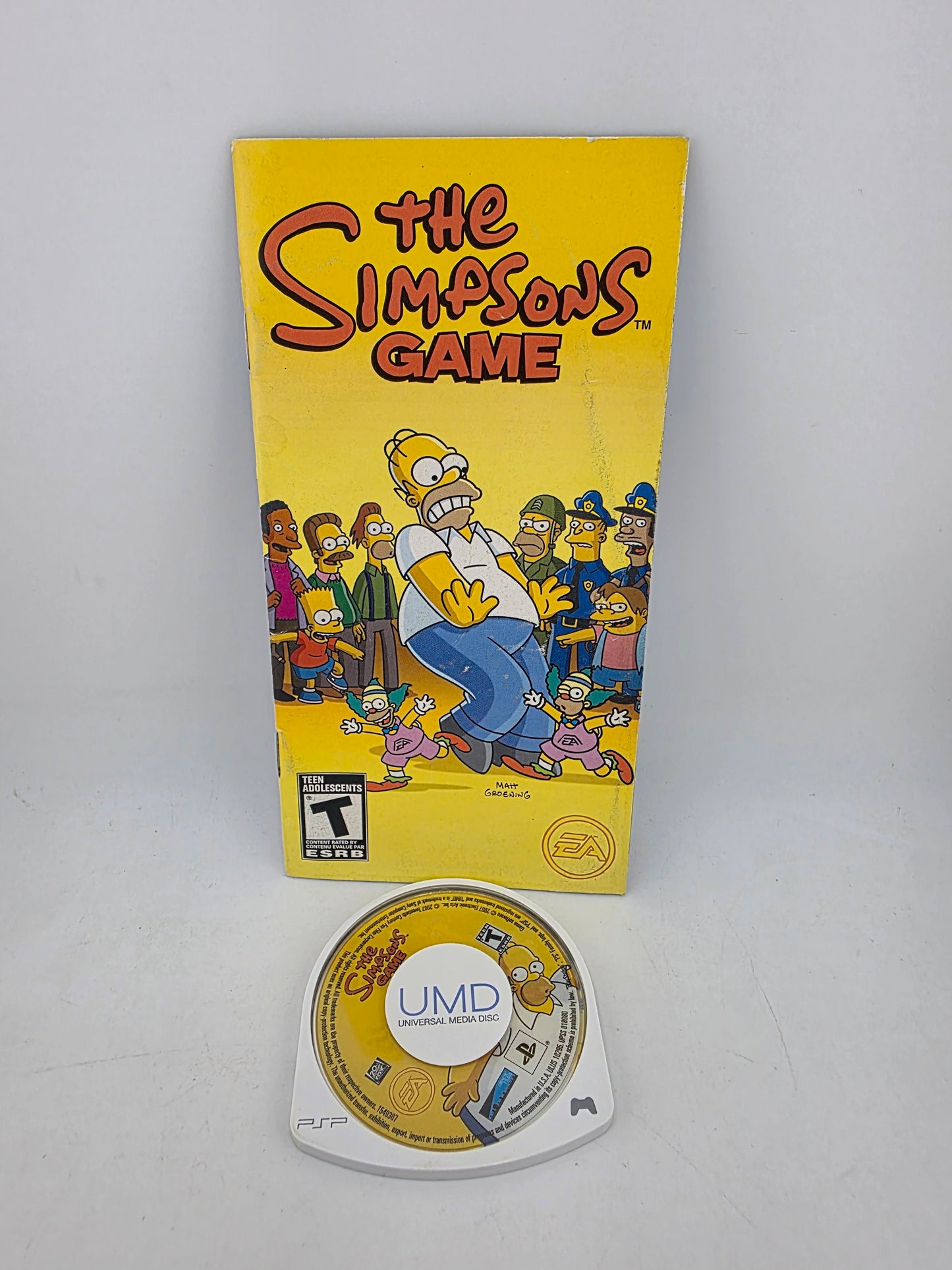 THE SIMPSONS GAME (PSP PORTABLE PLAYSTATION)