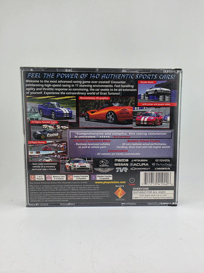 GRAN TURISMO GT GREATEST HITS (PS1 PLAYSTATION)