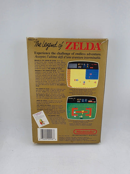 The Legend of Zelda en boîte Nintendo NES