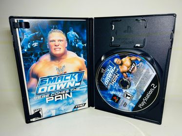 WWE SMACKDOWN HERE COMES THE PAIN PLAYSTATION 2 PS2 - jeux video game-x