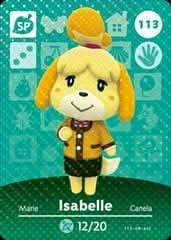 Animal Crossing Genuine Official Amiibo Card Isabelle 113 jeux video game-x