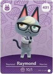 Animal Crossing Genuine Official Amiibo Card Raymond 431 jeux video game-x