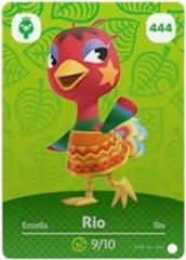 Animal Crossing Genuine Official Amiibo Card Rio 444 jeux video game-x