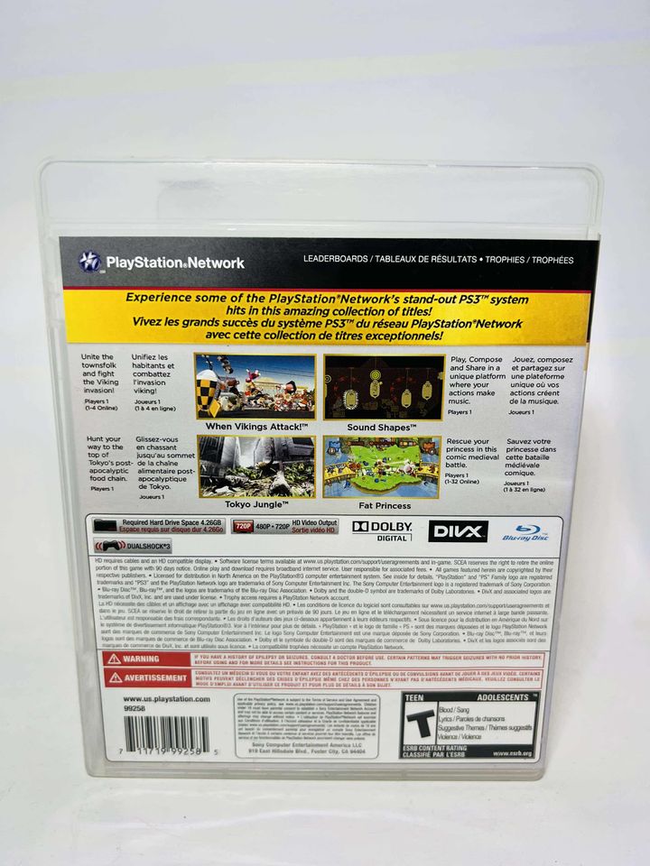 BEST OF PLAYSTATION NETWORK VOL. 1 PLAYSTATION 3 PS3 - jeux video game-x