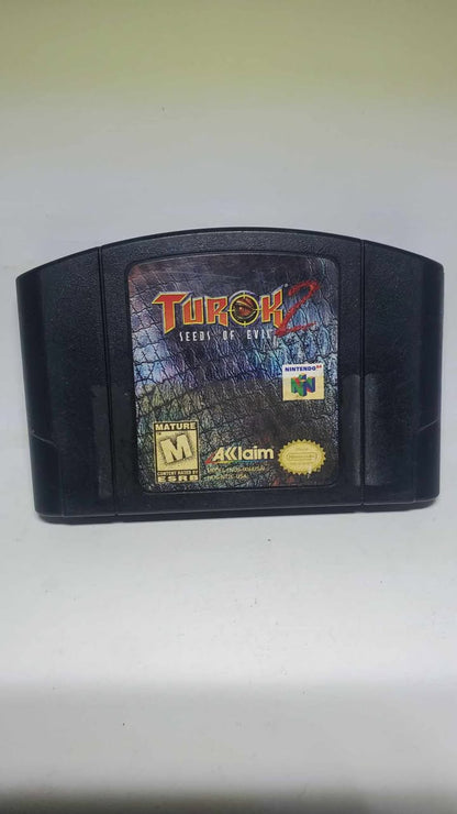 TUROK 2 SEEDS OF EVIL NINTENDO 64 N64 - jeux video game-x