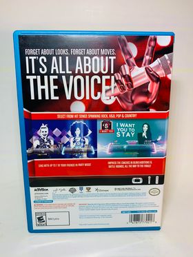 THE VOICE: I WANT YOU NINTENDO WIIU - jeux video game-x