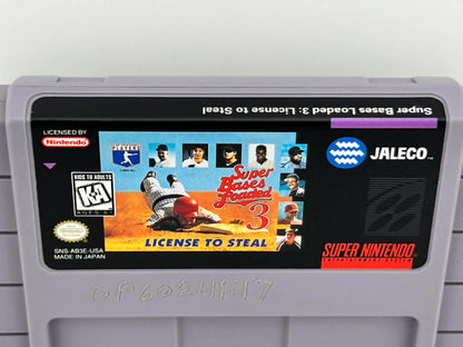 SUPER BASES LOADED 3 SUPER NINTENDO SNES