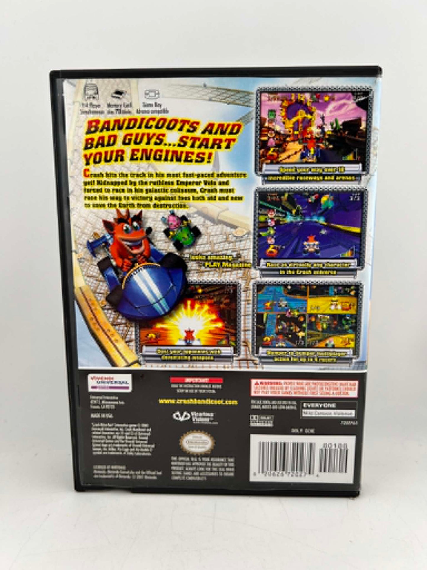 Crash Nitro Kart Nintendo GameCube NGC