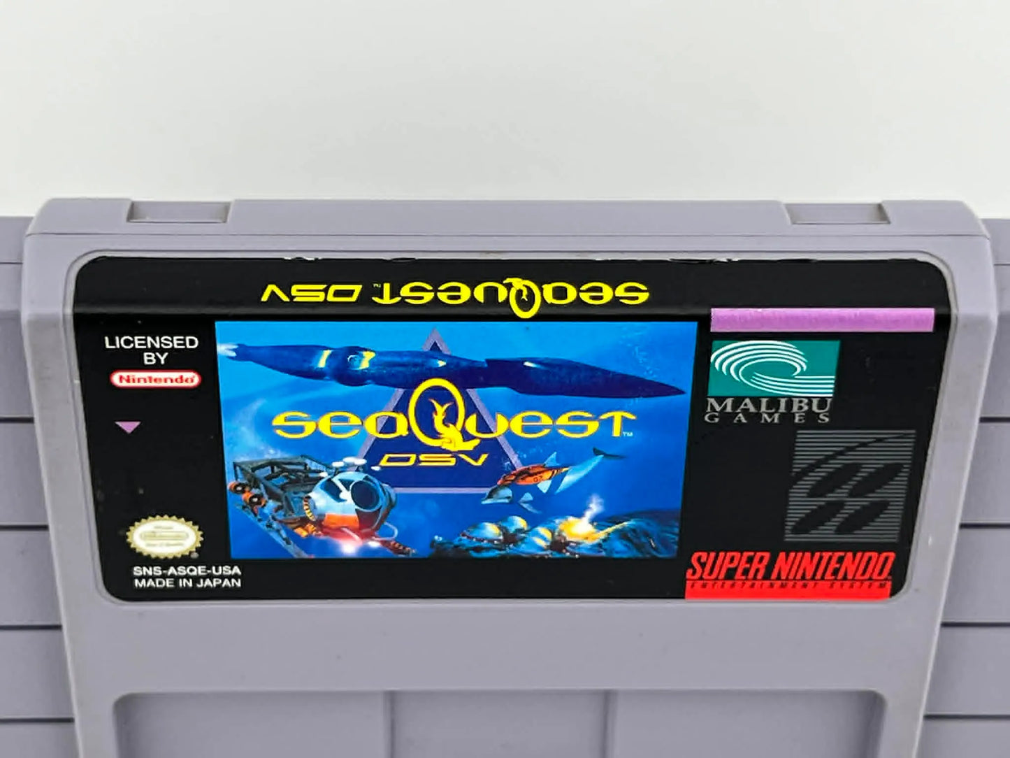 SEAQUEST DSV SUPER NINTENDO SNES