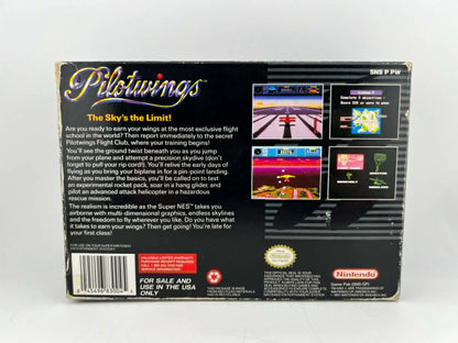 Pilotwings Super Nintendo Snes