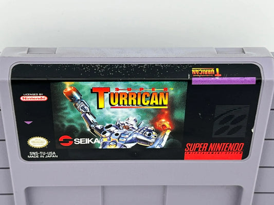 SUPER TURRICAN SUPER NINTENDO SNES