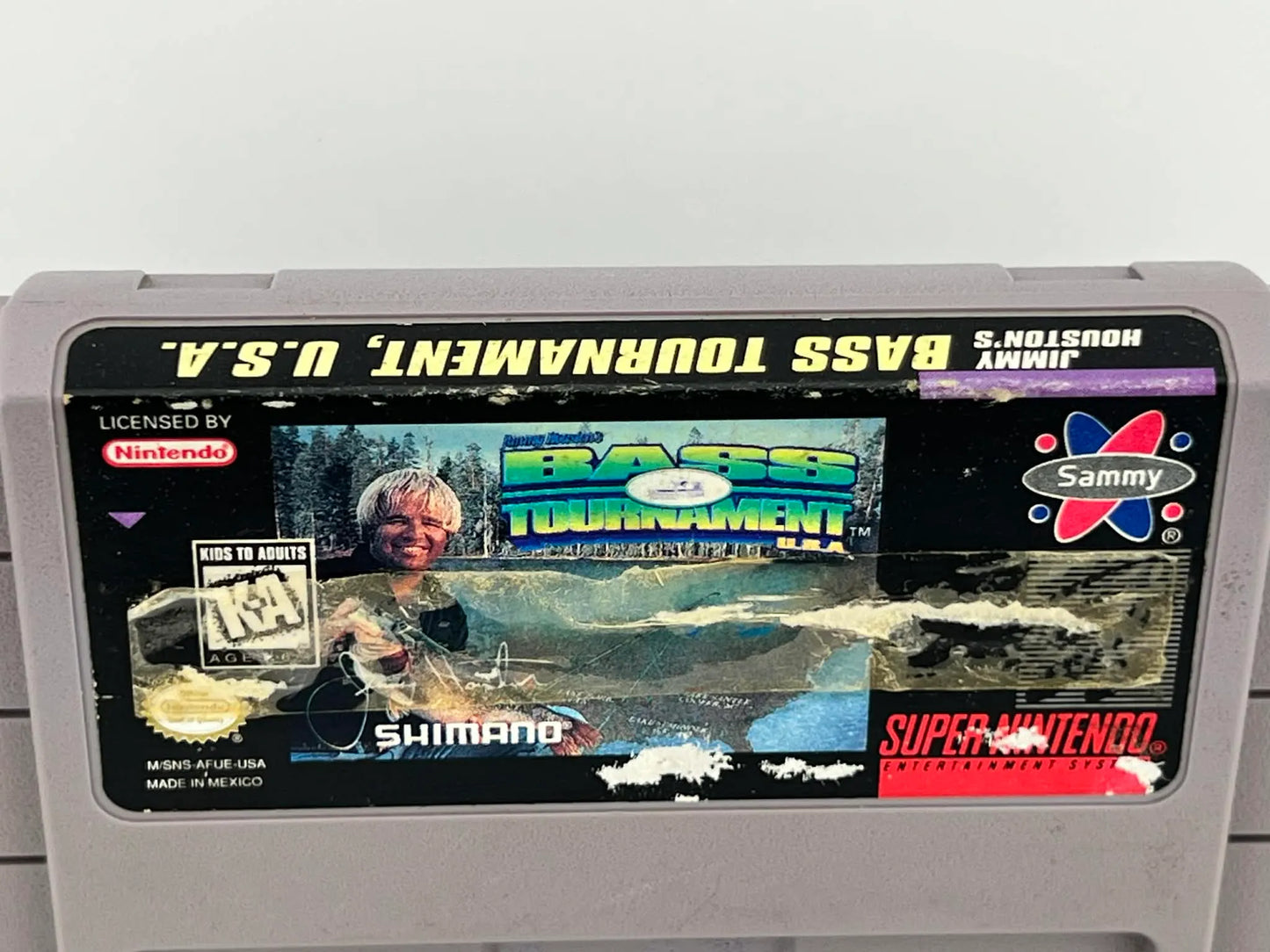 Jimmy Houston's Bass Tournament U.S.A. Super Nintendo Snes