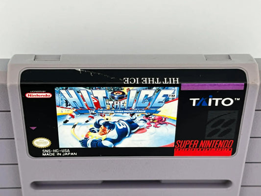 HIT THE ICE SUPER NINTENDO SNES