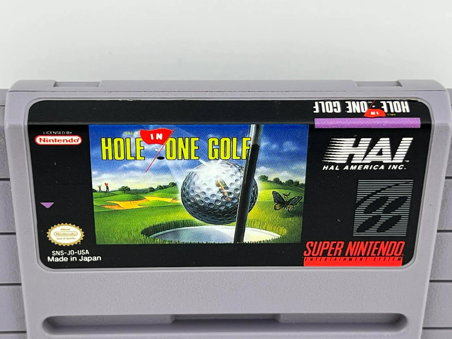 HAL'S HOLE IN ONE GOLF SUPER NINTENDO SNES