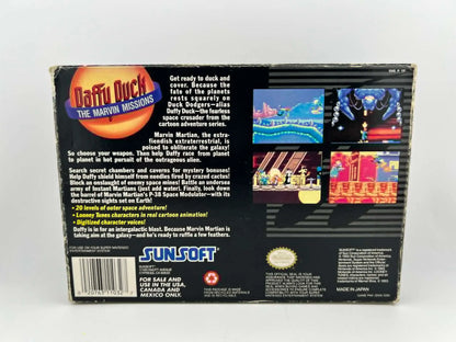 DAFFY DUCK THE MARVIN MISSIONS en boite SUPER NINTENDO SNES