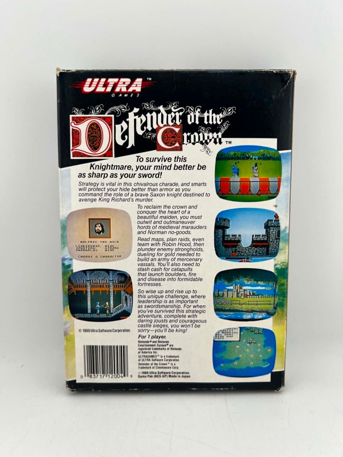 DEFENDER OF THE CROWN EN BOITE NINTENDO NES
