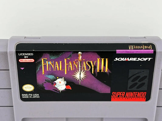 Final Fantasy III 3 Ou VI 6  Super Nintendo SNES