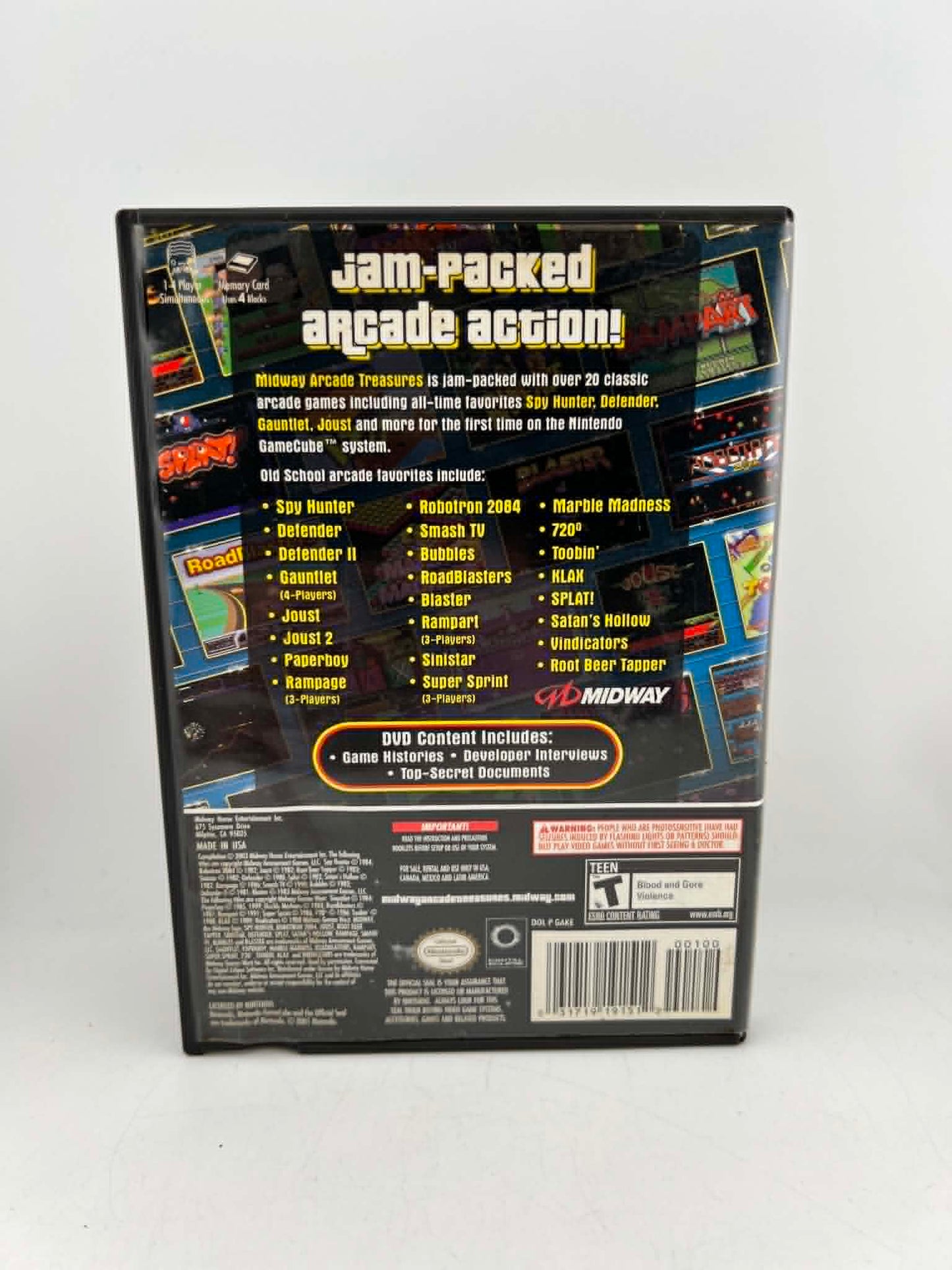 Midway Arcade Treasures Nintendo GameCube NGC